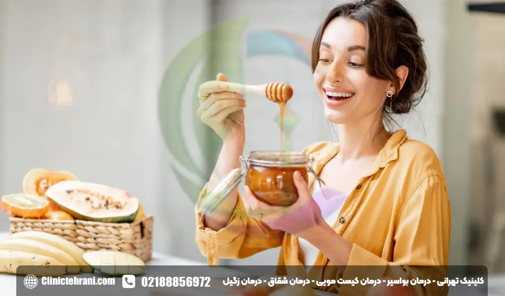 درمان آبسه مقعدی با عسل