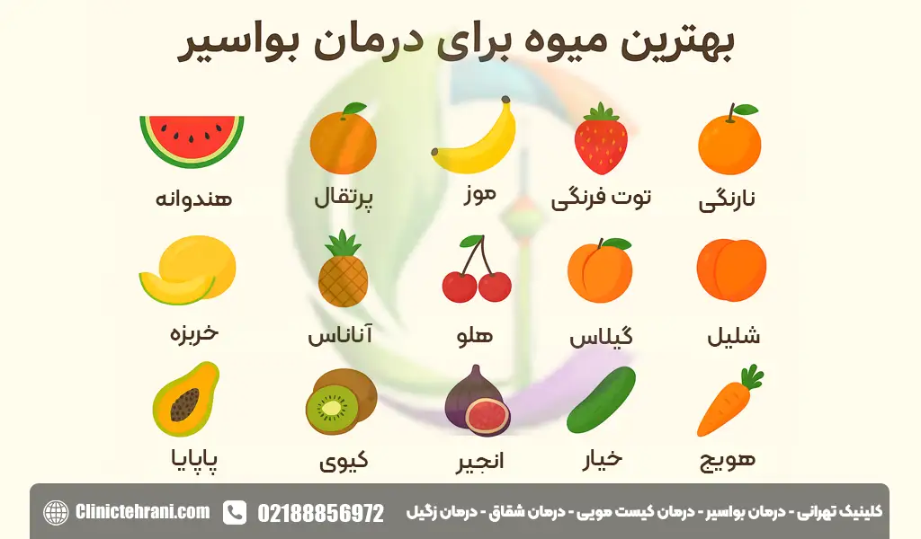 بهترین میوه برای درمان بواسیر