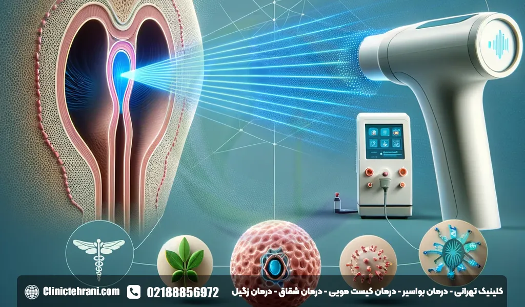 لیزر شقاق یا زخم واژن