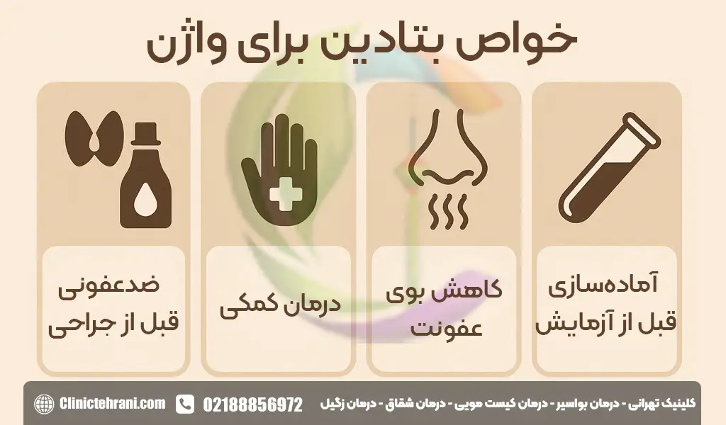 خواص بتادین برای واژن