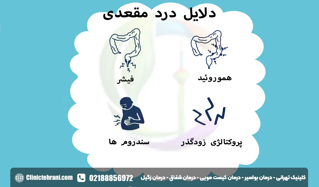 علت درد مقعدی بعد از مدفوع