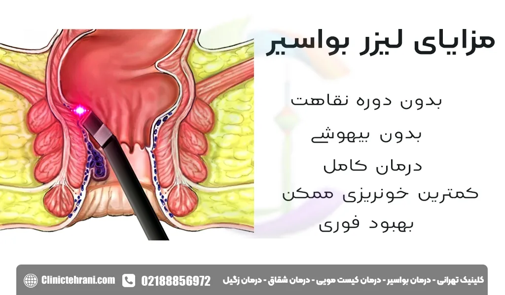 درمان قطعی بواسیر هموروئید شقاق فیشر بدون دارو و جراحی