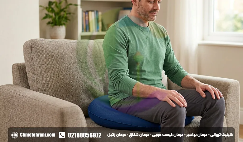 استفاده از بالشتک برای درمان عفونت بواسیر